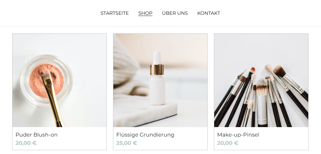 Chloe-Vorlage von Strikingly