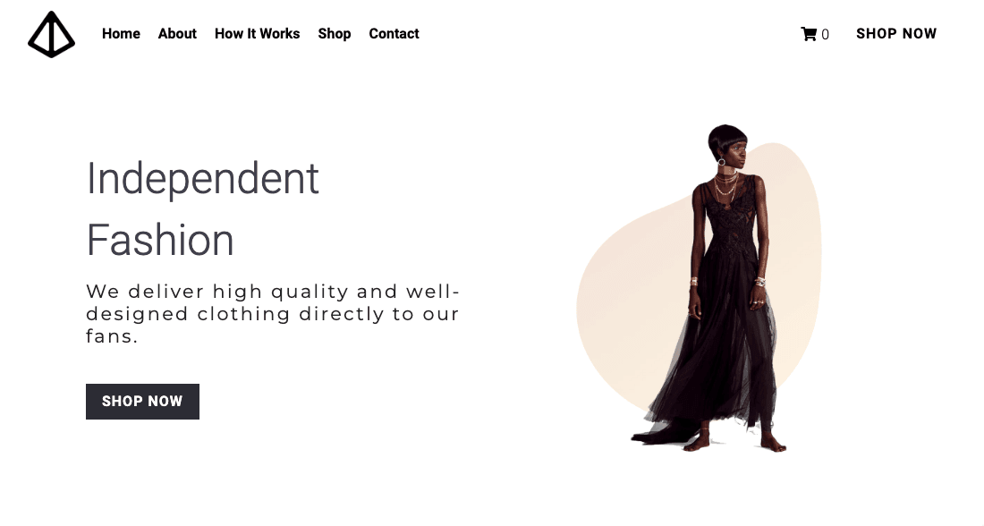 Glow-Vorlage von Strikingly