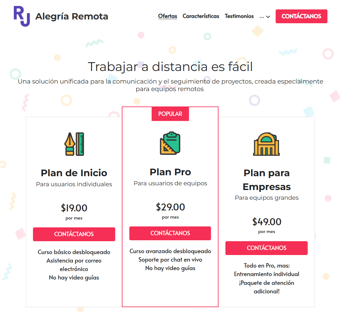 Plantilla RemoteJoy