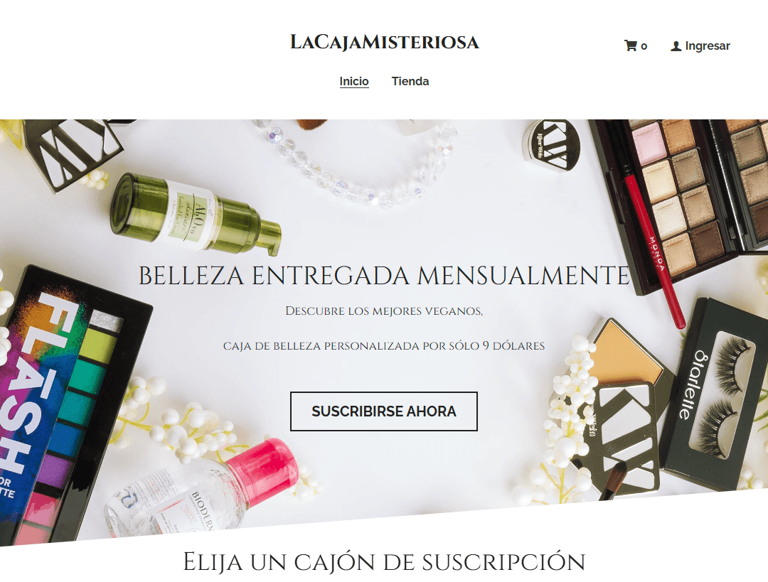 Plantilla de caja misteriosa