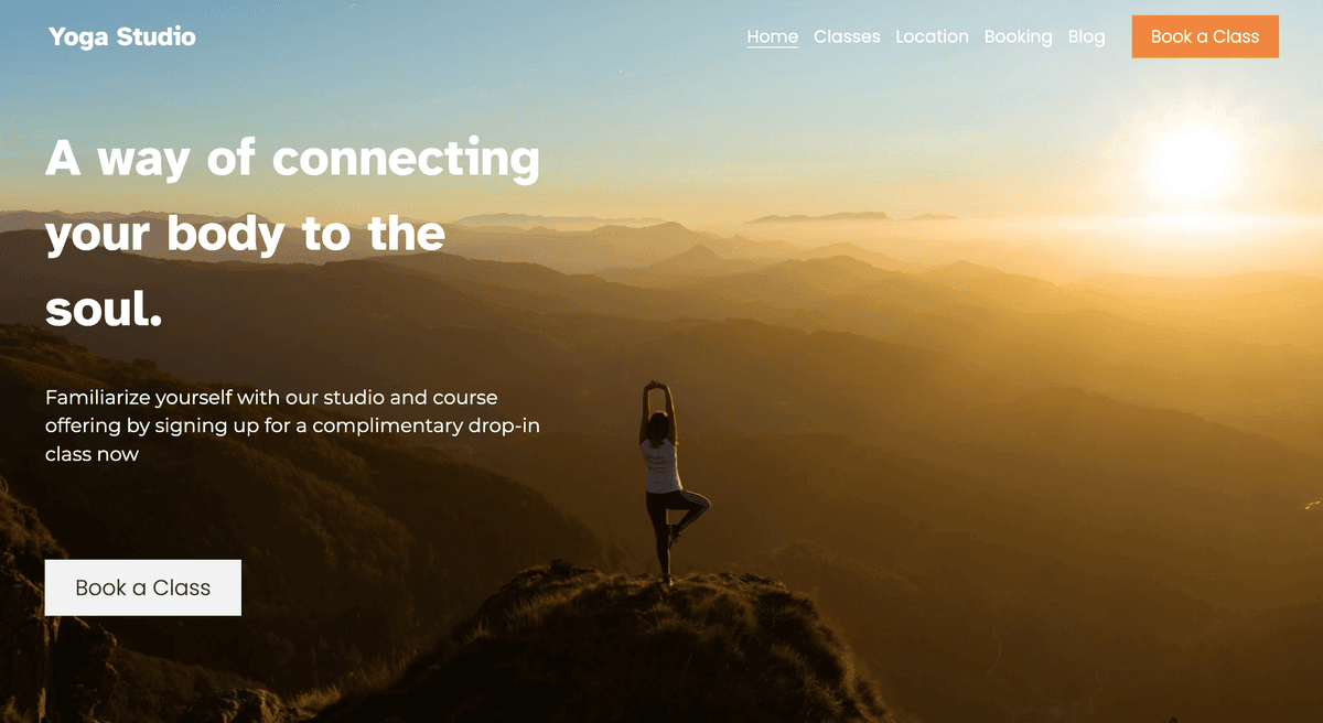 Szablon do jogi od Strikingly