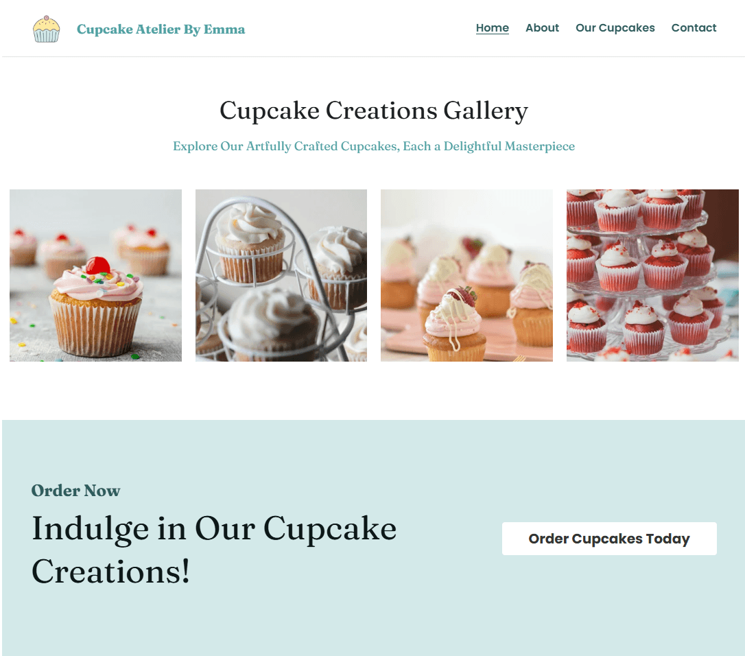 Plantilla de Cupcake Atelier de Emma
