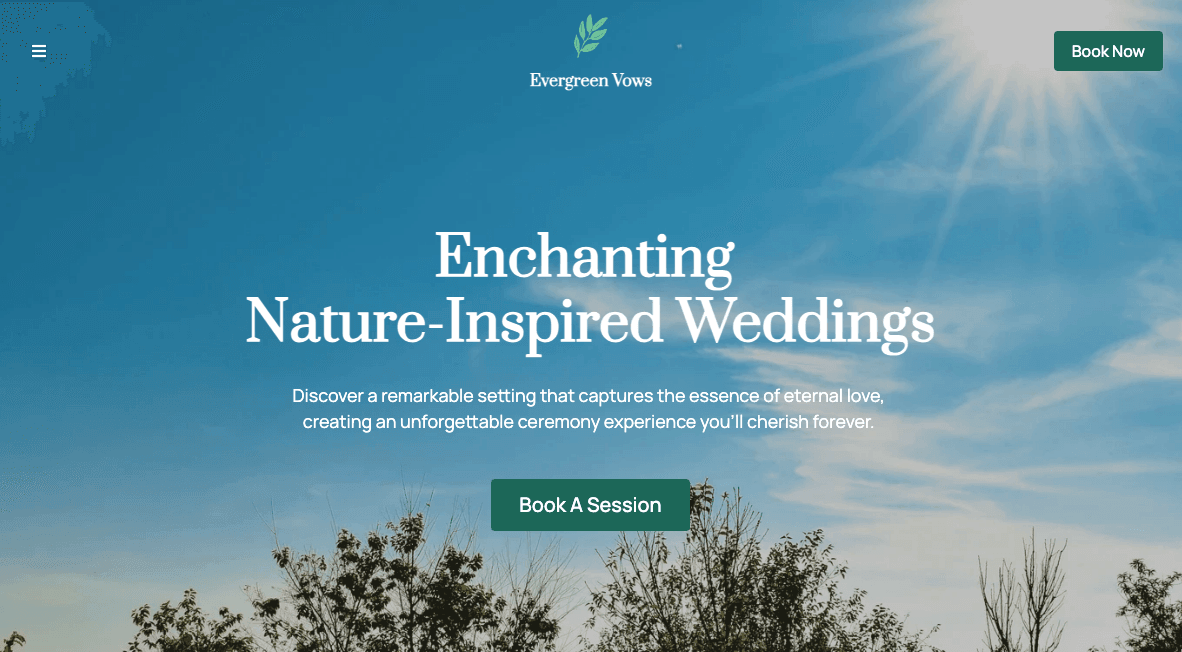 Plantilla de votos imperecederos de Strikingly