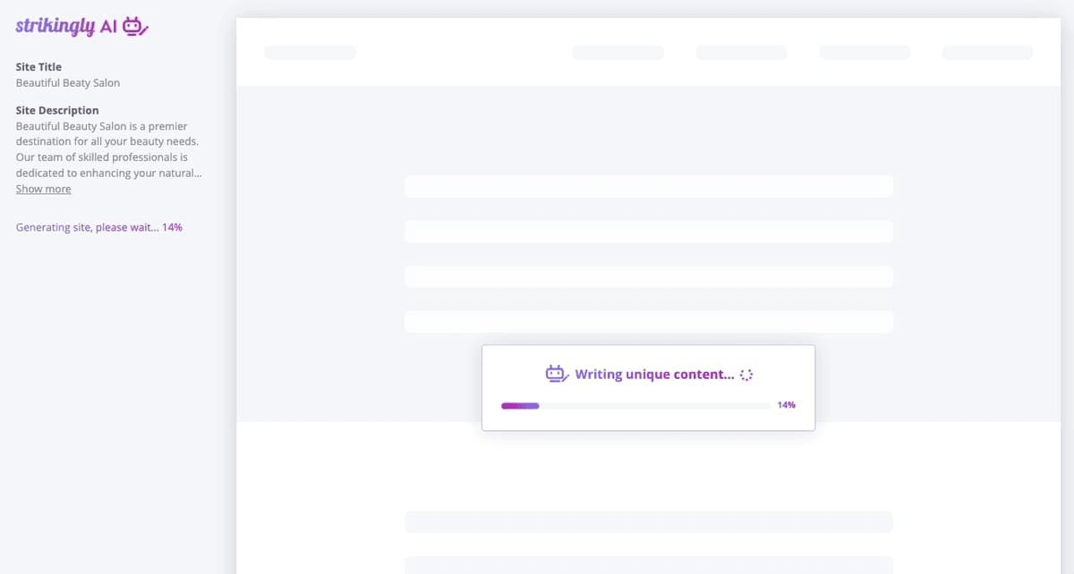 Creador de sitios web con IA sorprendente