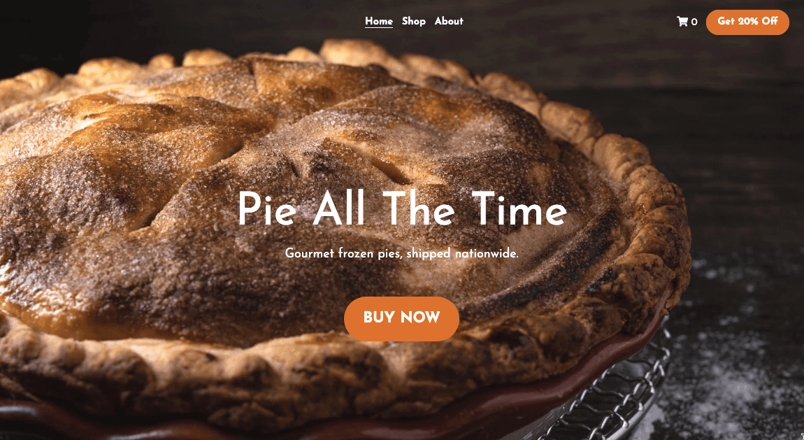 Pie All the Time -malli Strikinglyltä