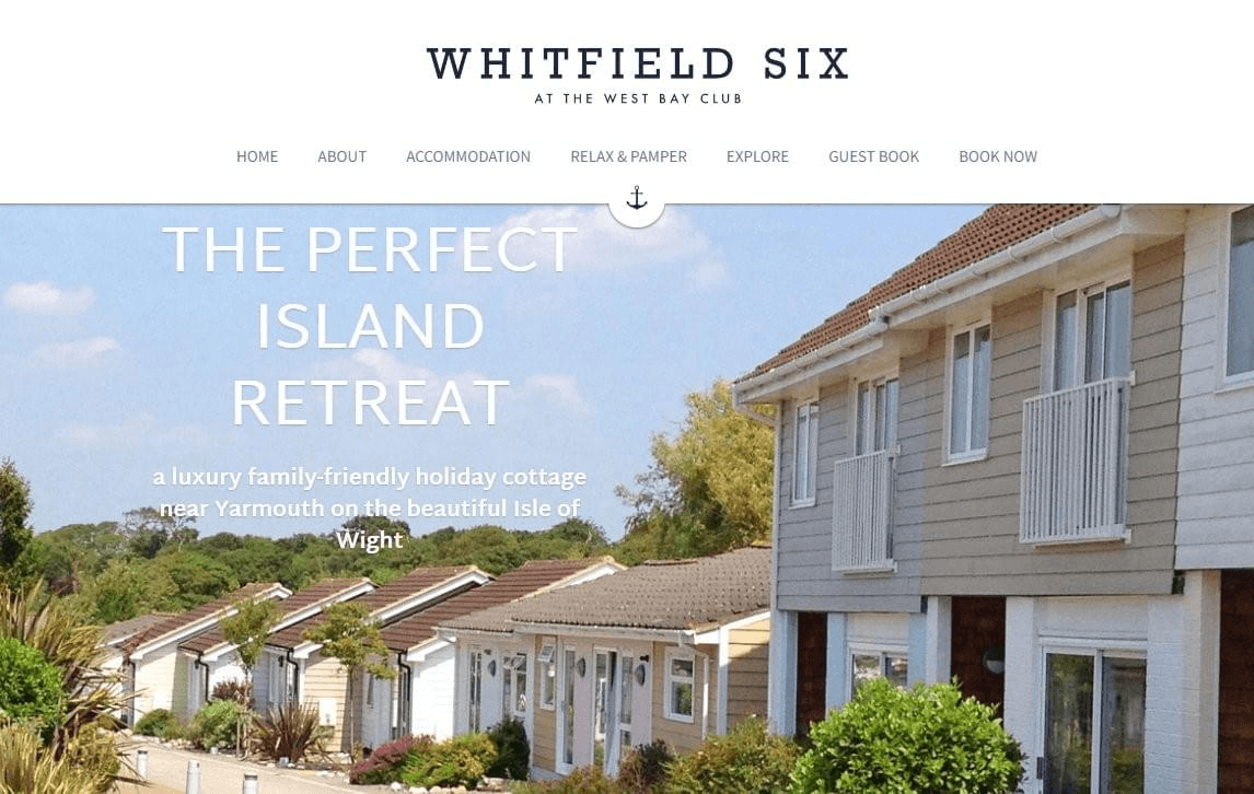 Sitio web de Whitfield Six