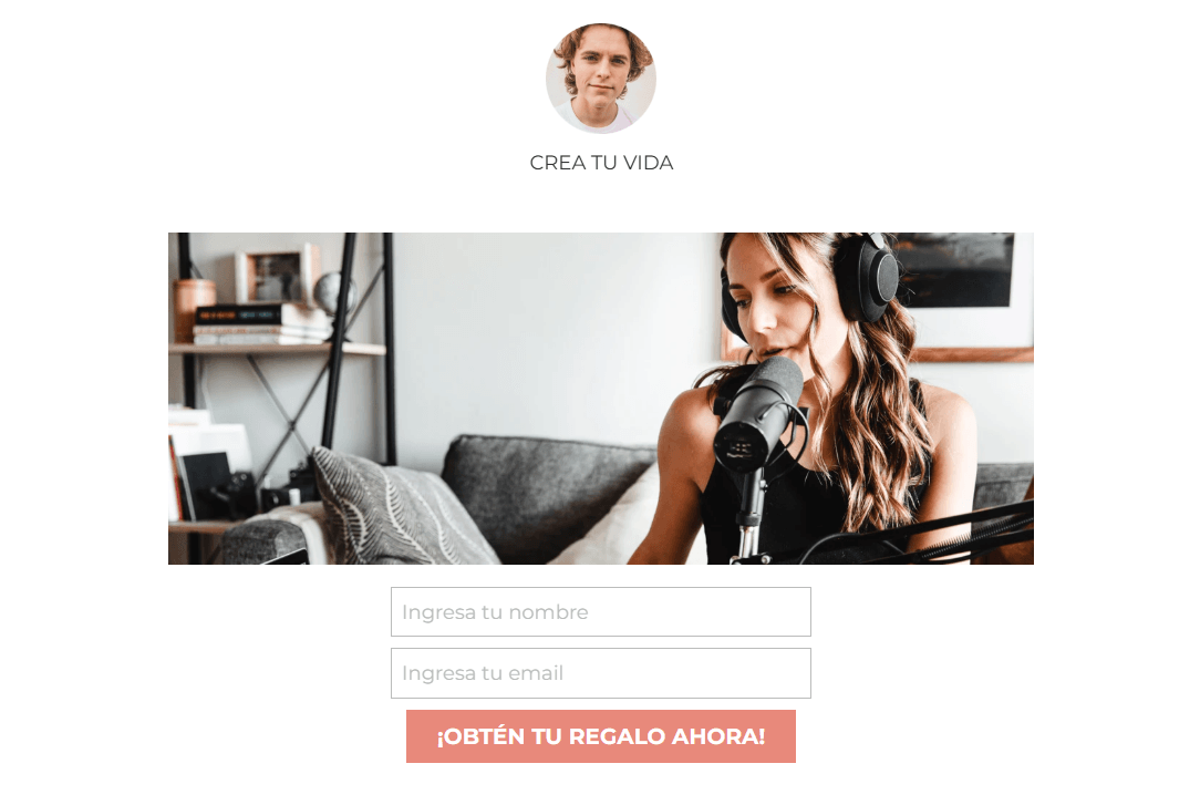 Obtén tu plantilla gratis de Strikingly