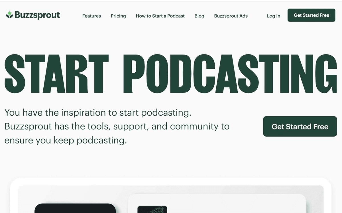 sitio web de buzzsprout