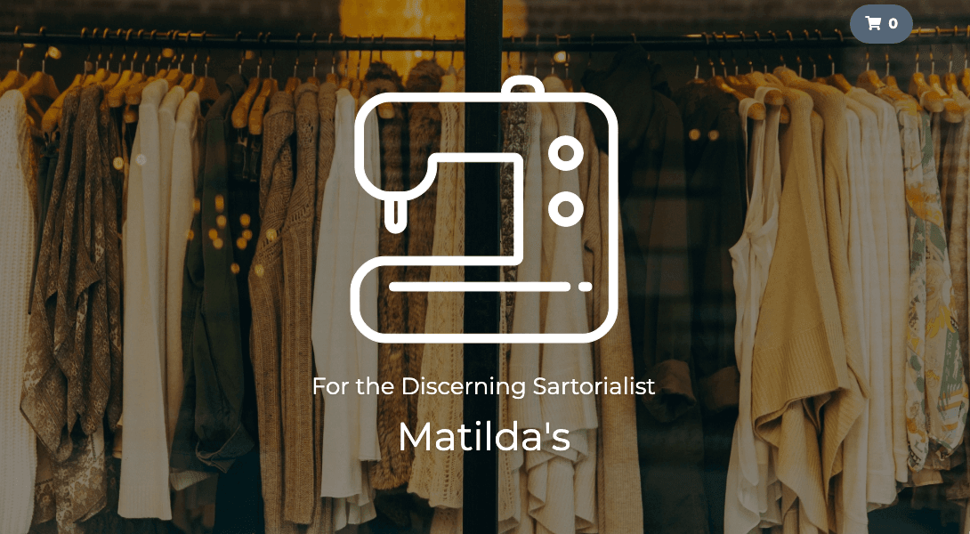 Perspective Store Template von Strikingly