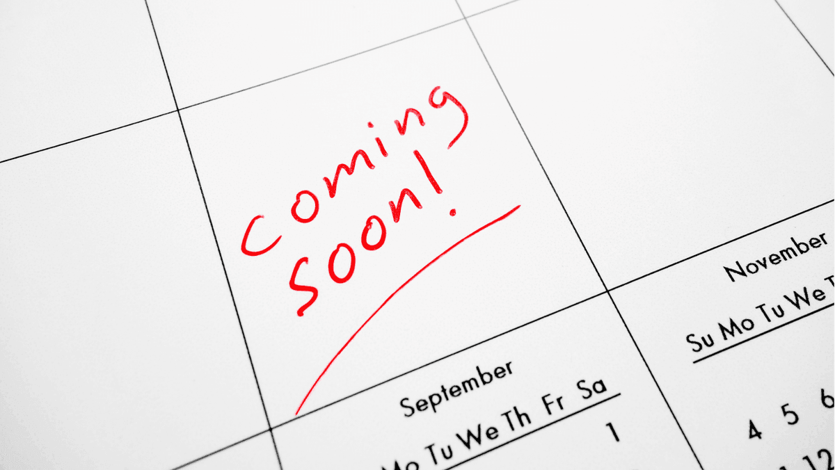 Ejemplos destacados de páginas de destino "Próximamente"