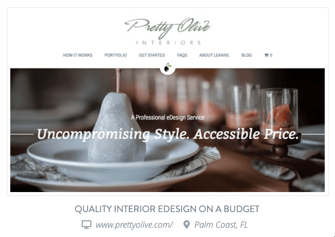 ładna oliwkowa nazwa domeny wnętrza