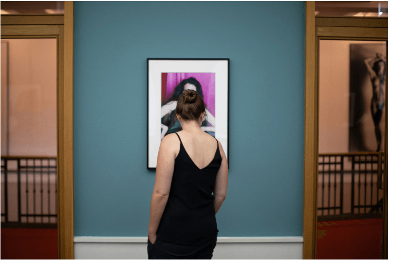 funktioner på webbplatsen för interaktiva konstgallerier