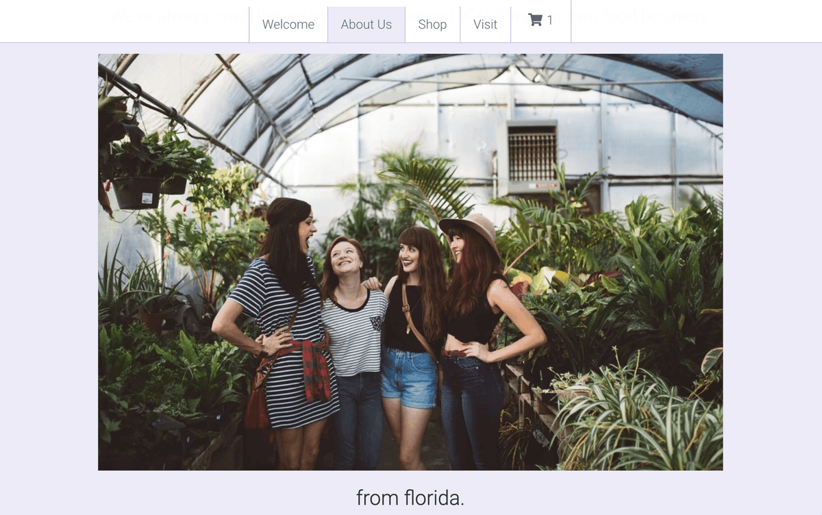 Minimal Template von Strikingly