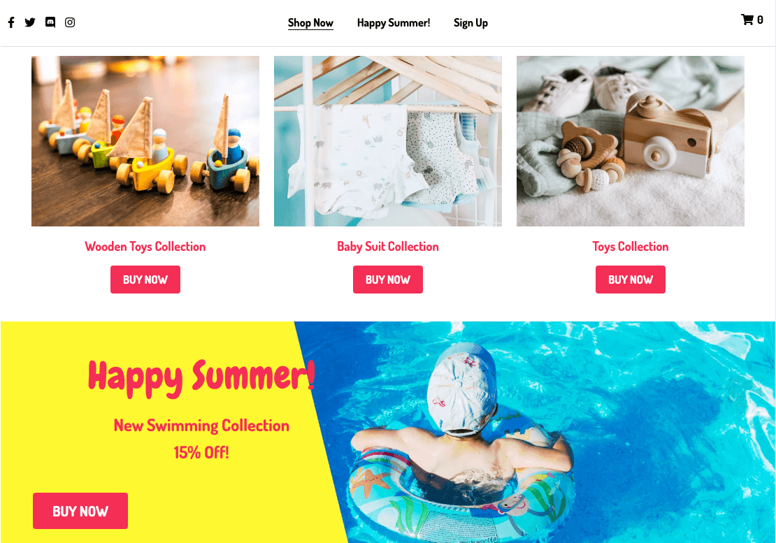 Peggi Online-Shop-Vorlage