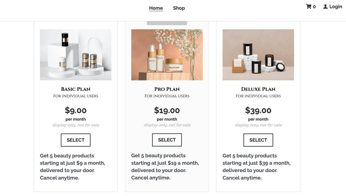 Szablon Mystery Box od Strikingly