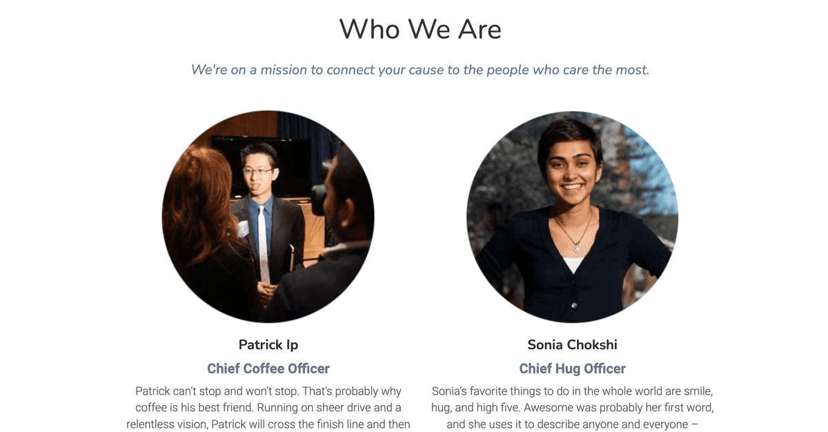 Kip Solutions Template von Strikingly