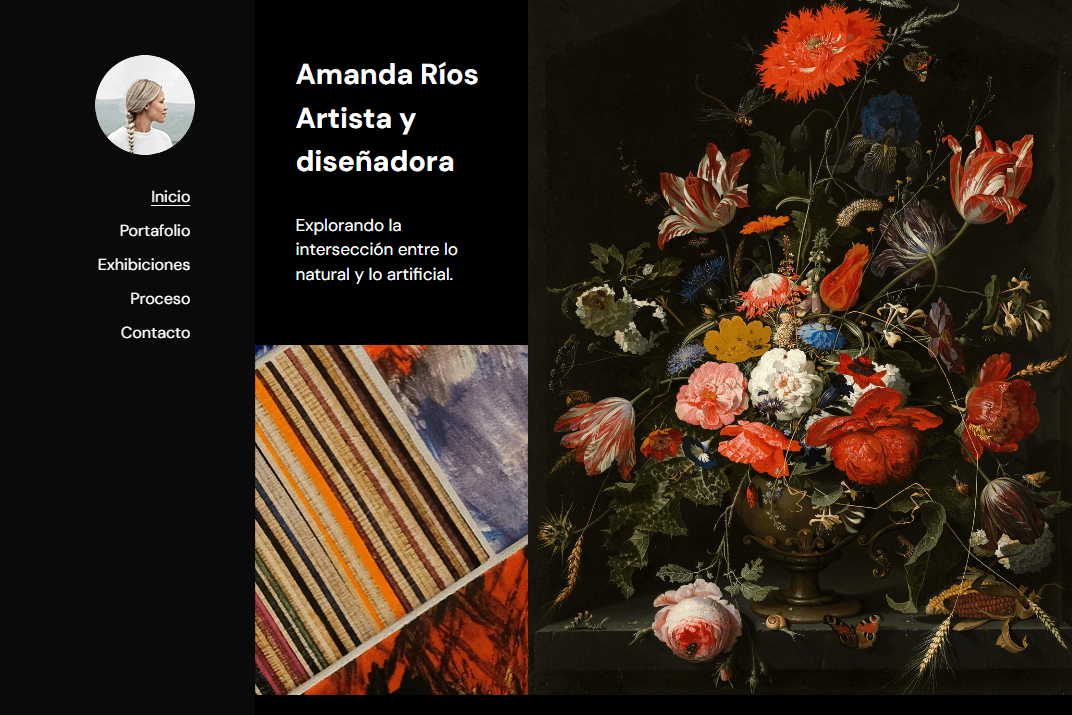 Plantilla de equinoccio de Strikingly