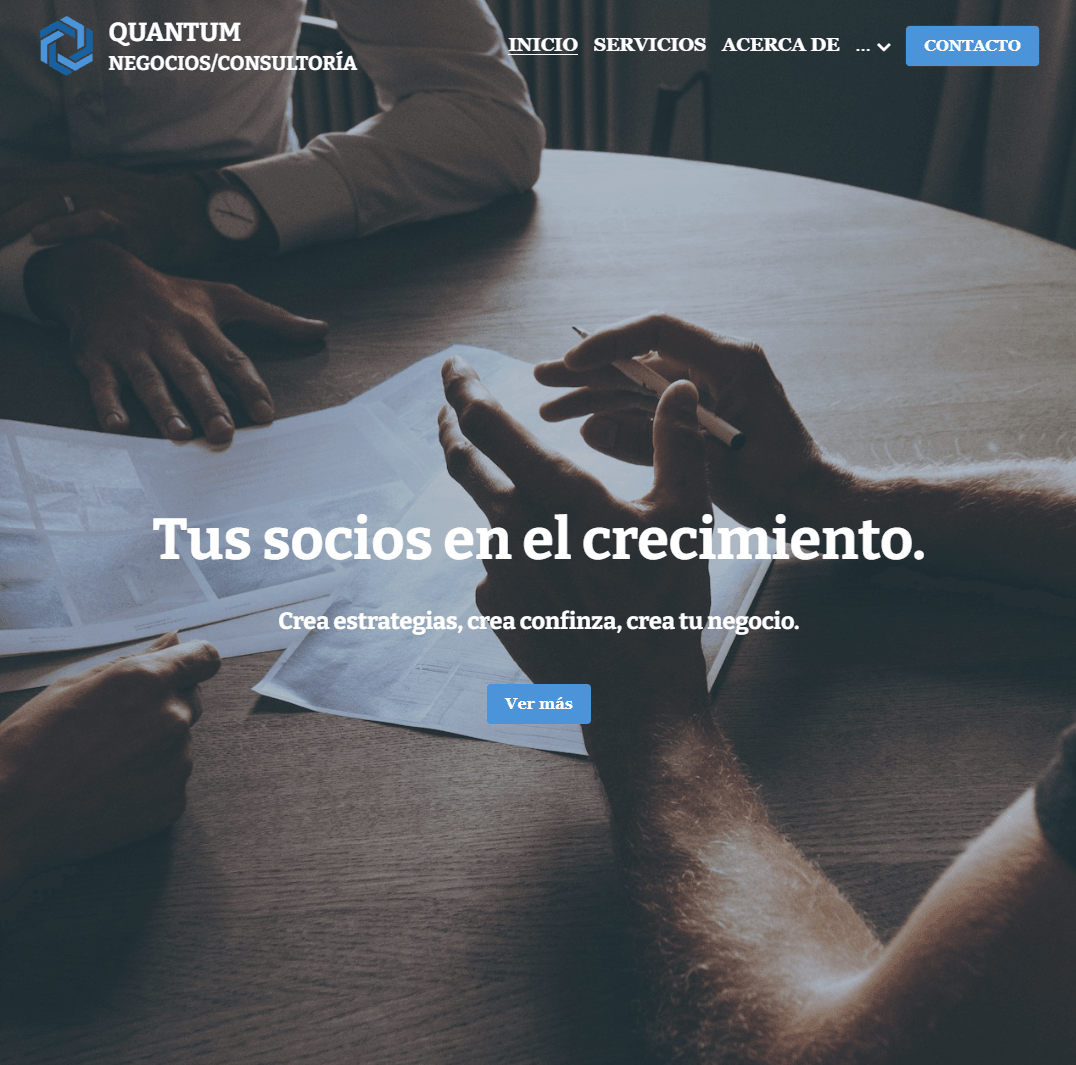 Plantilla cuántica de Strikingly