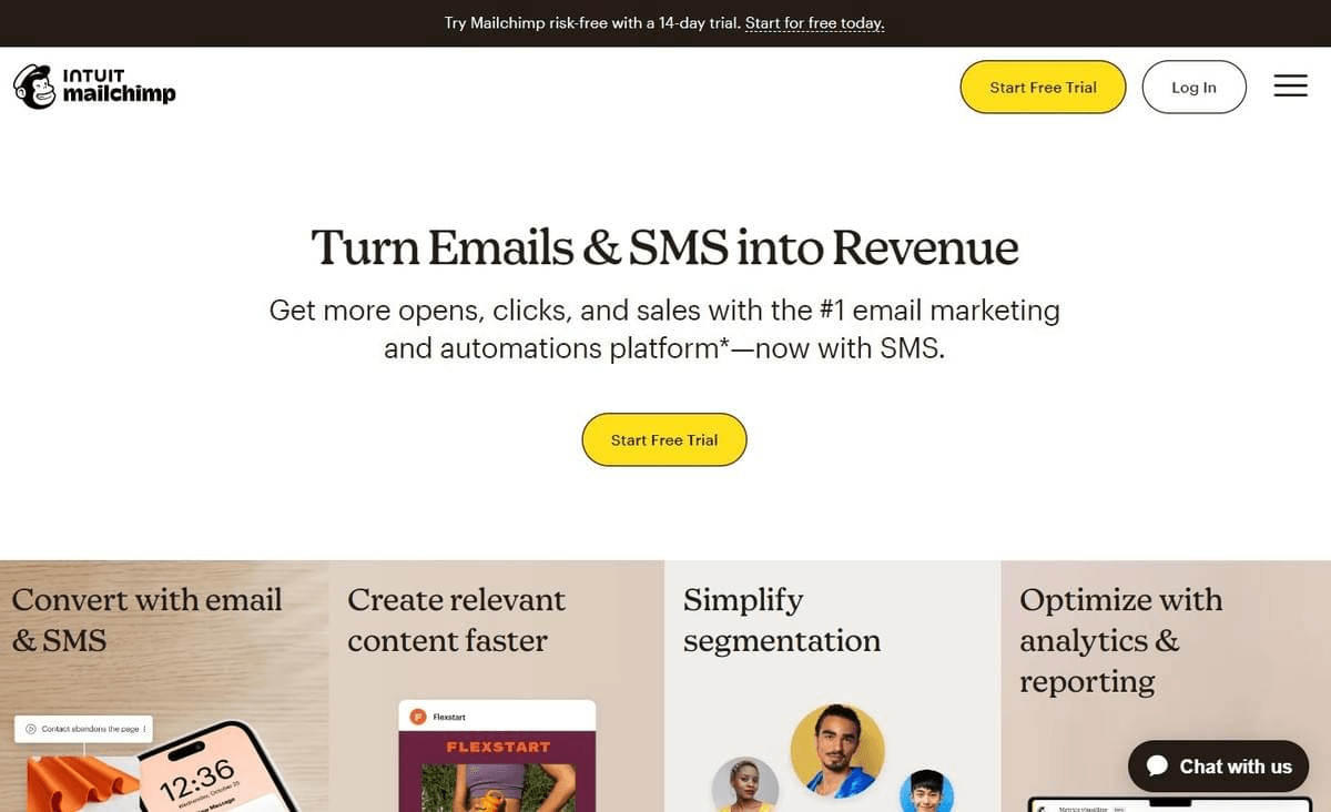 Imagen tomada de Mailchimp.