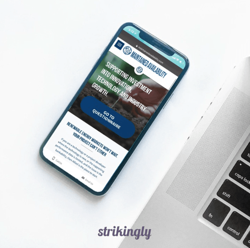 Das Bild stammt vom Instagram-Account von Strikingly.