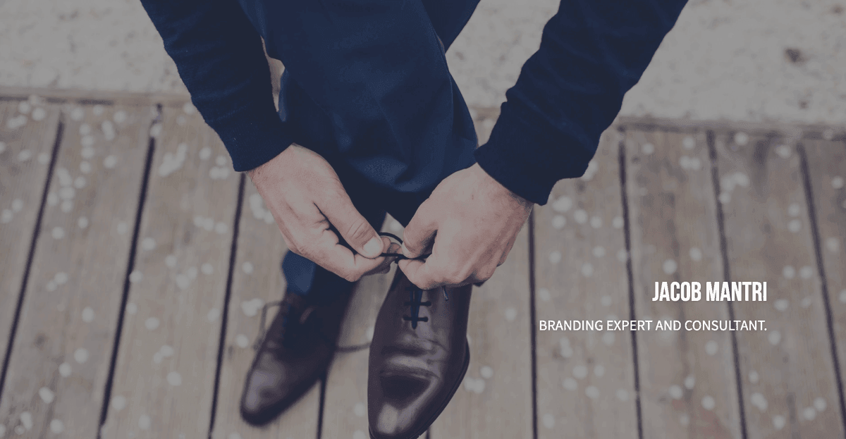 Perspektivenvorlage von Strikingly