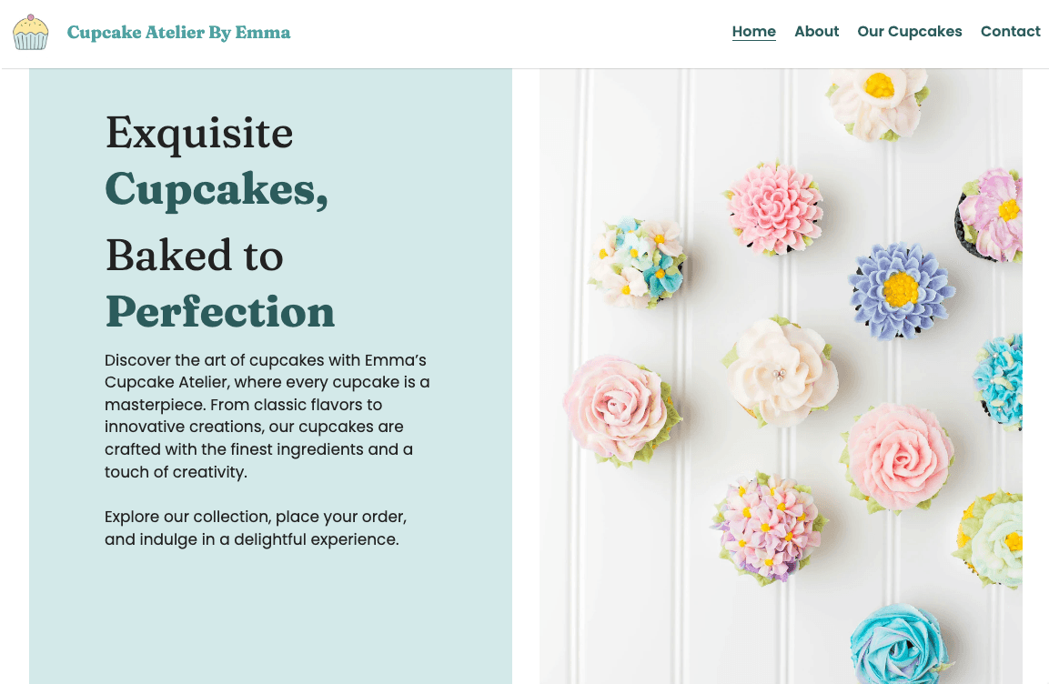 Plantilla de Cupcake Atelier de Emma