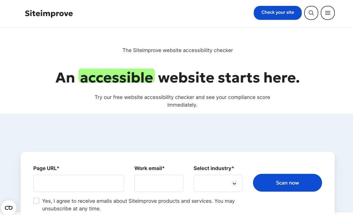 Sitio web siteimprove