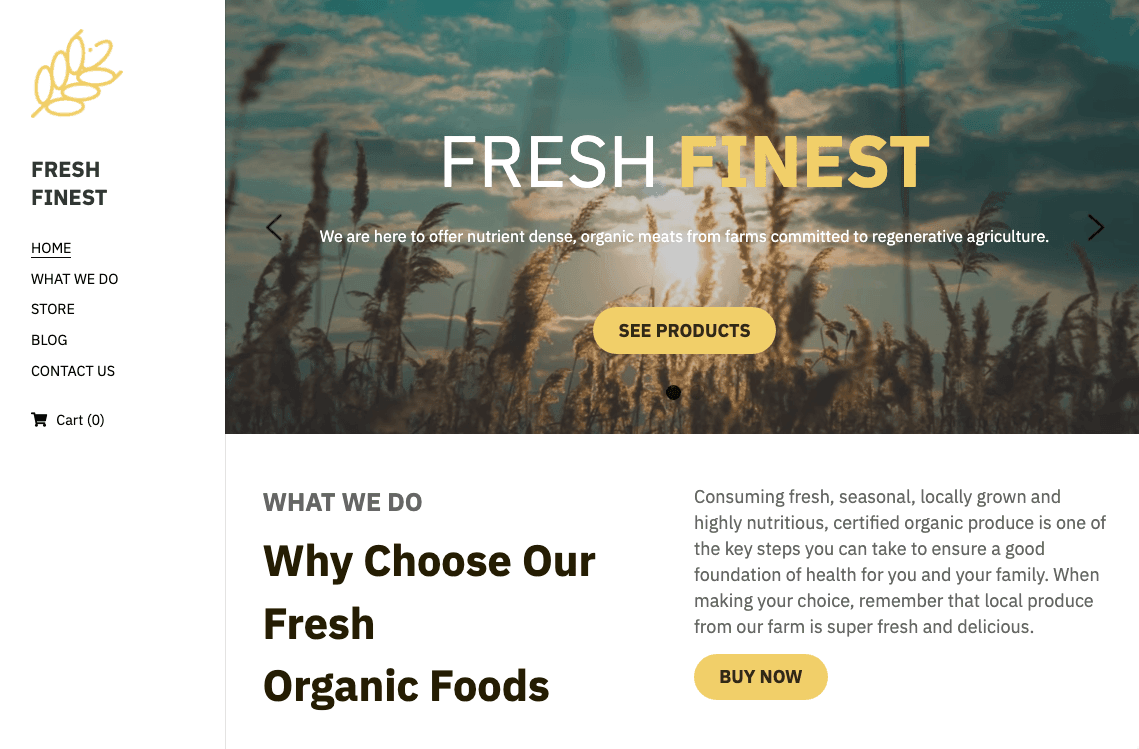 Das beste neue Template von Strikingly