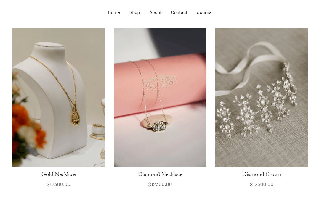 Plantilla de elegancia de Strikingly