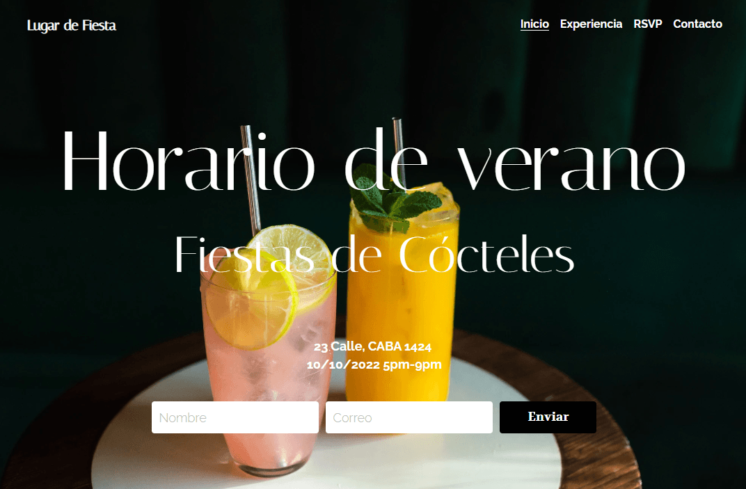 Plantilla de Placeparty
