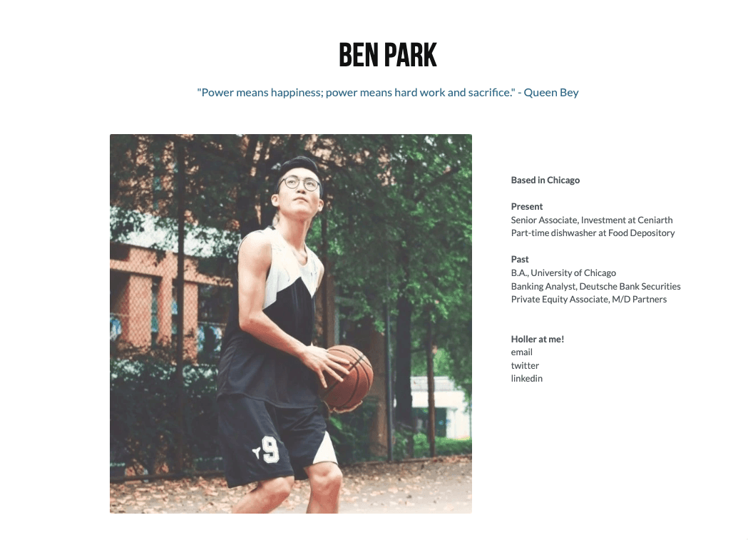 Szablon prezentacji od Strikingly