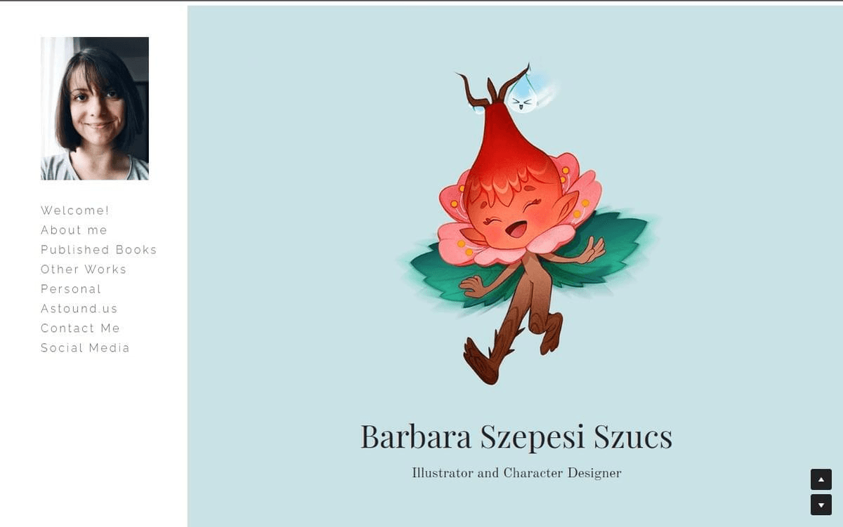 Sitio web de Barbara Szucs: sitio web del artista