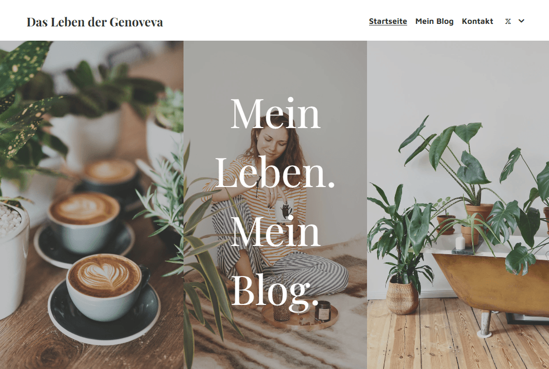 Fashion-Blog-Vorlage von Strikingly