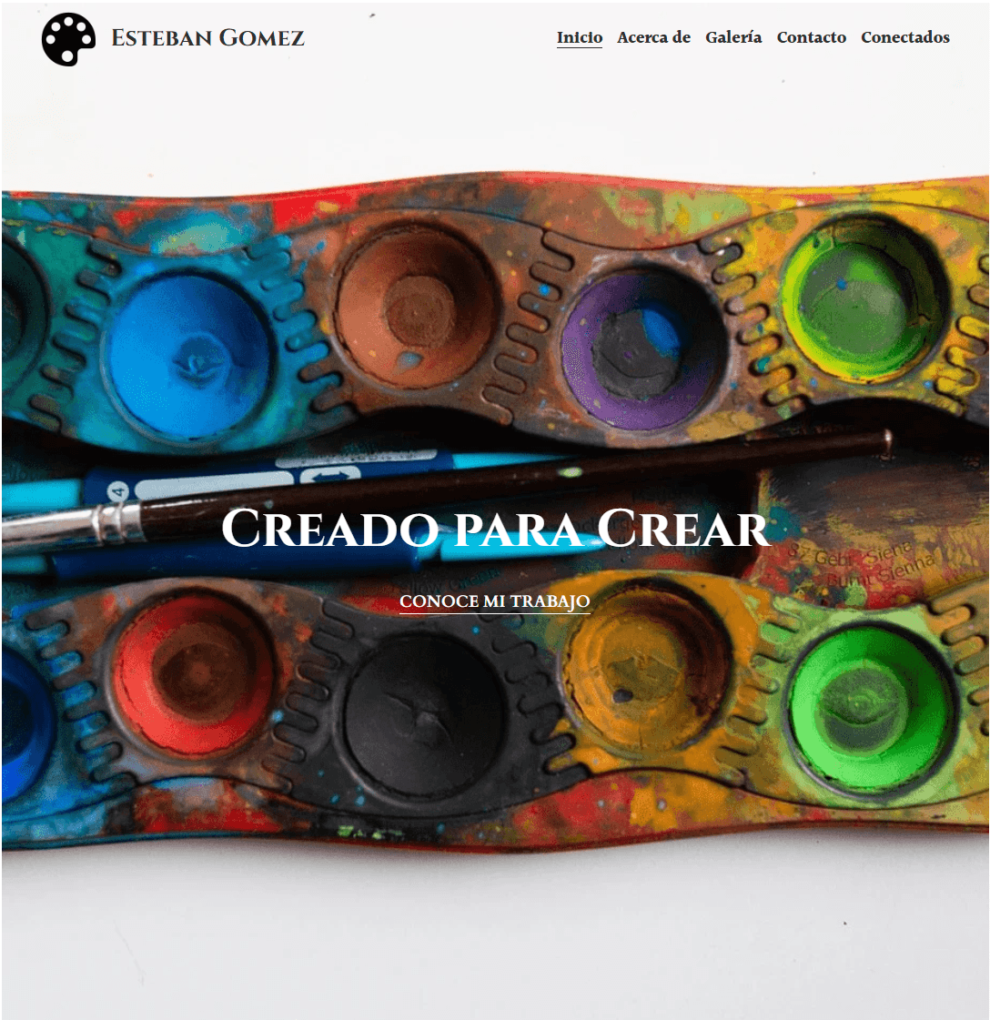 Plantilla de galería Hayes de Strikingly