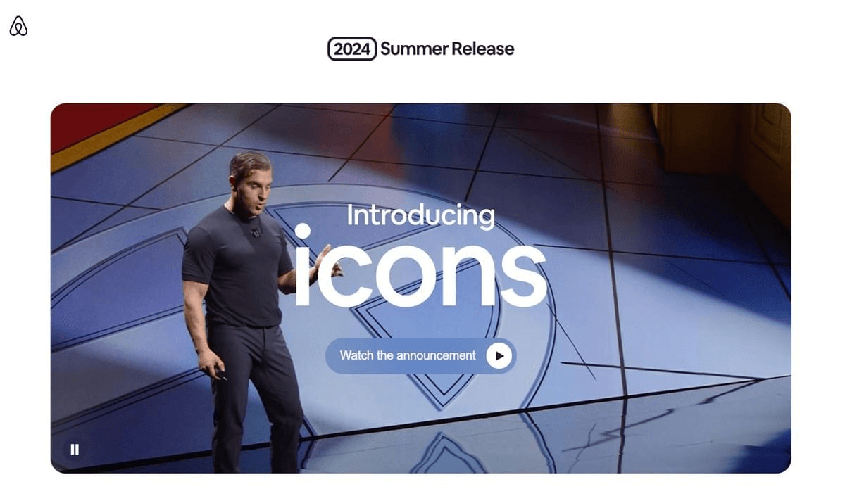 Página de destino de Airbnb próximamente