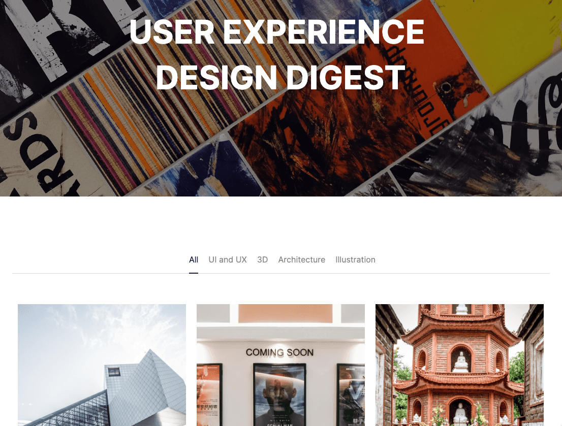 Modelle Template from Strikingly