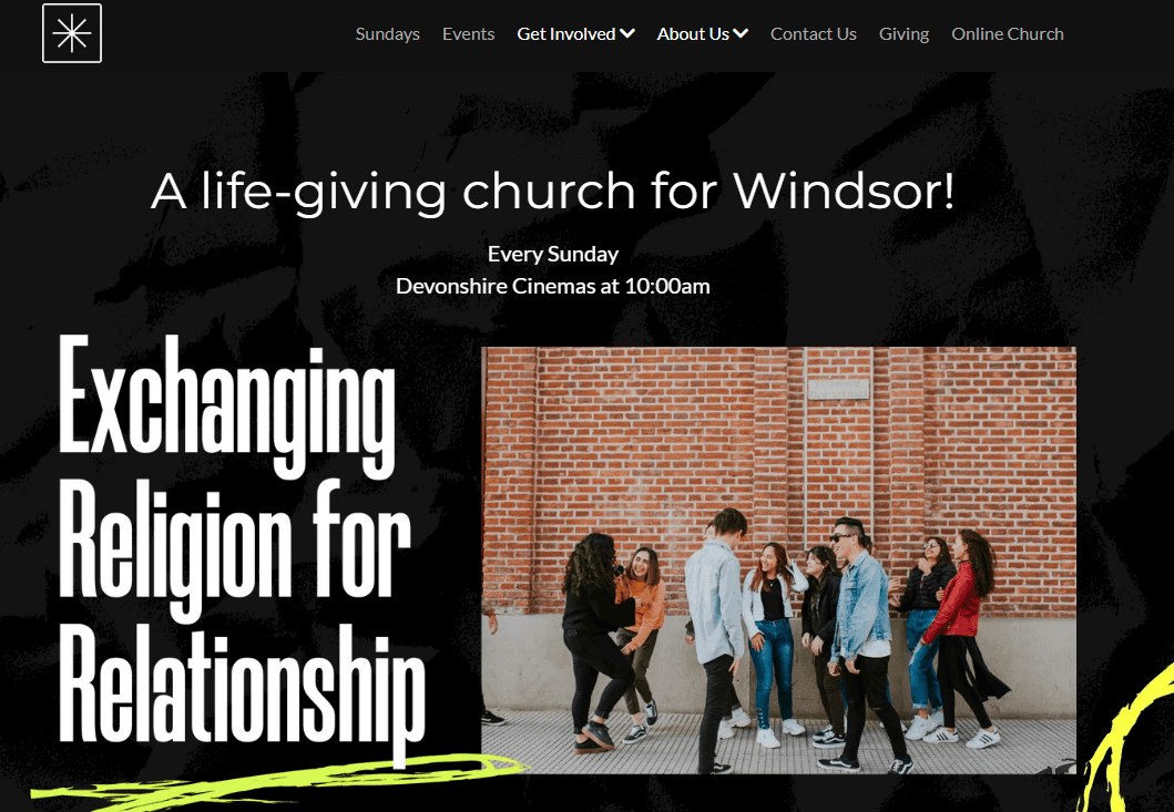 sitio web de la iglesia de Windsor