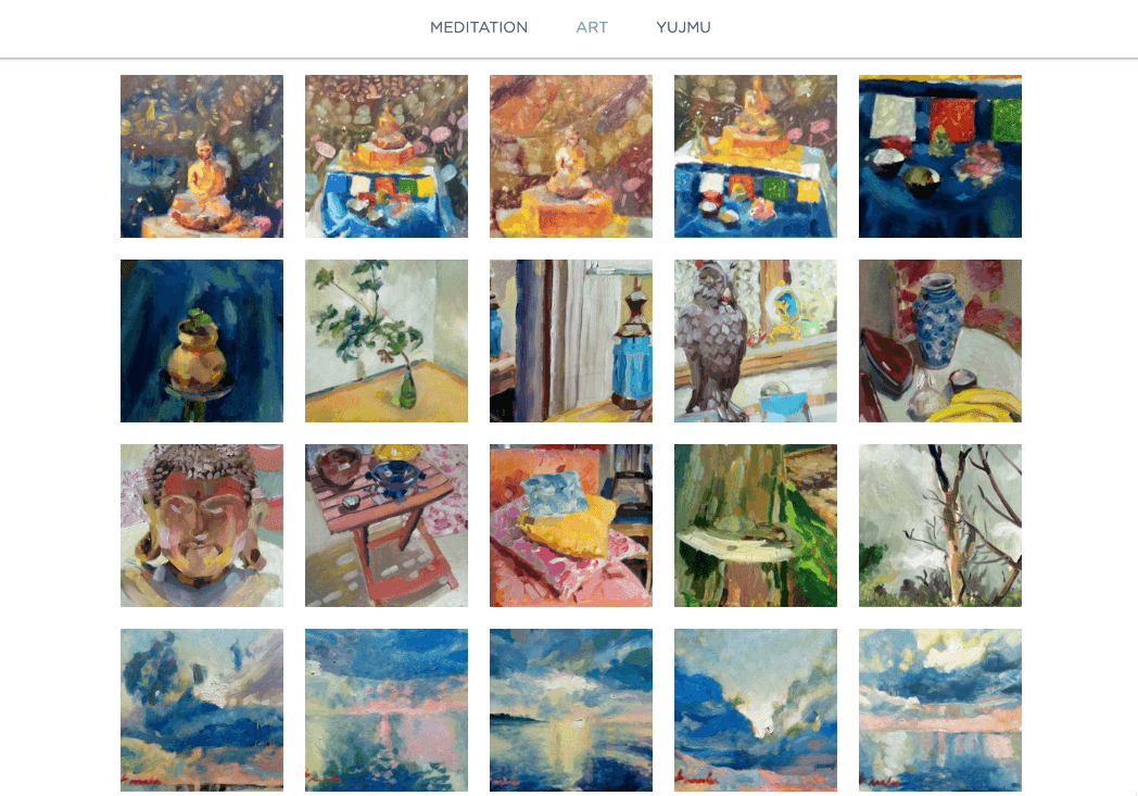 Taidegallerian verkkosivustot verkkosivuston galleria