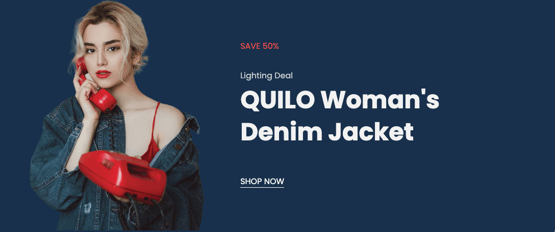 Szablon Quilo od Strikingly