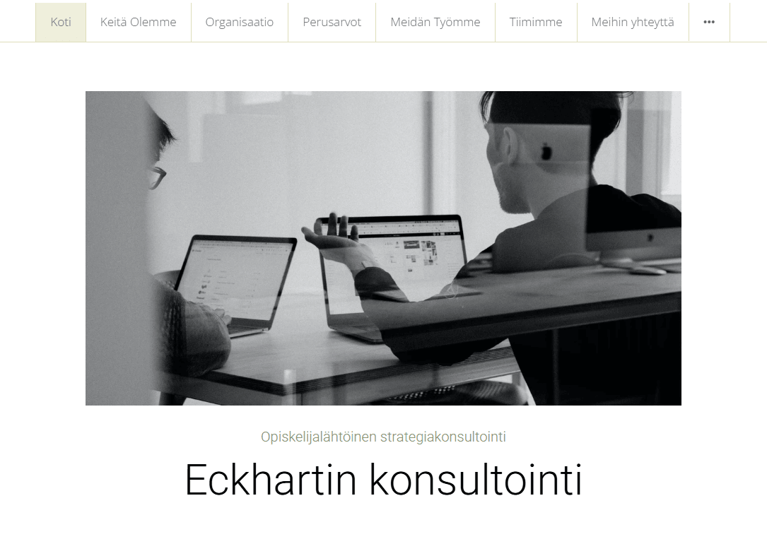 Minimalistinen mallipohja Strikinglyltä