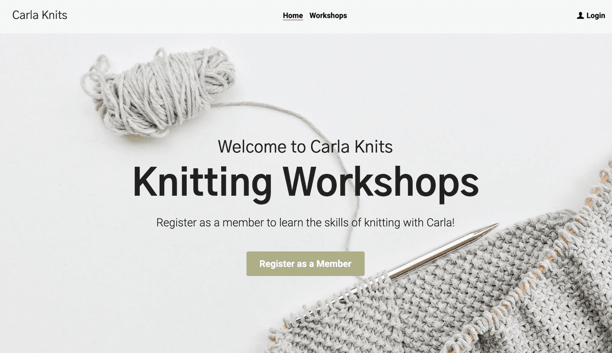 Carla Knits -malli Strikinglyltä