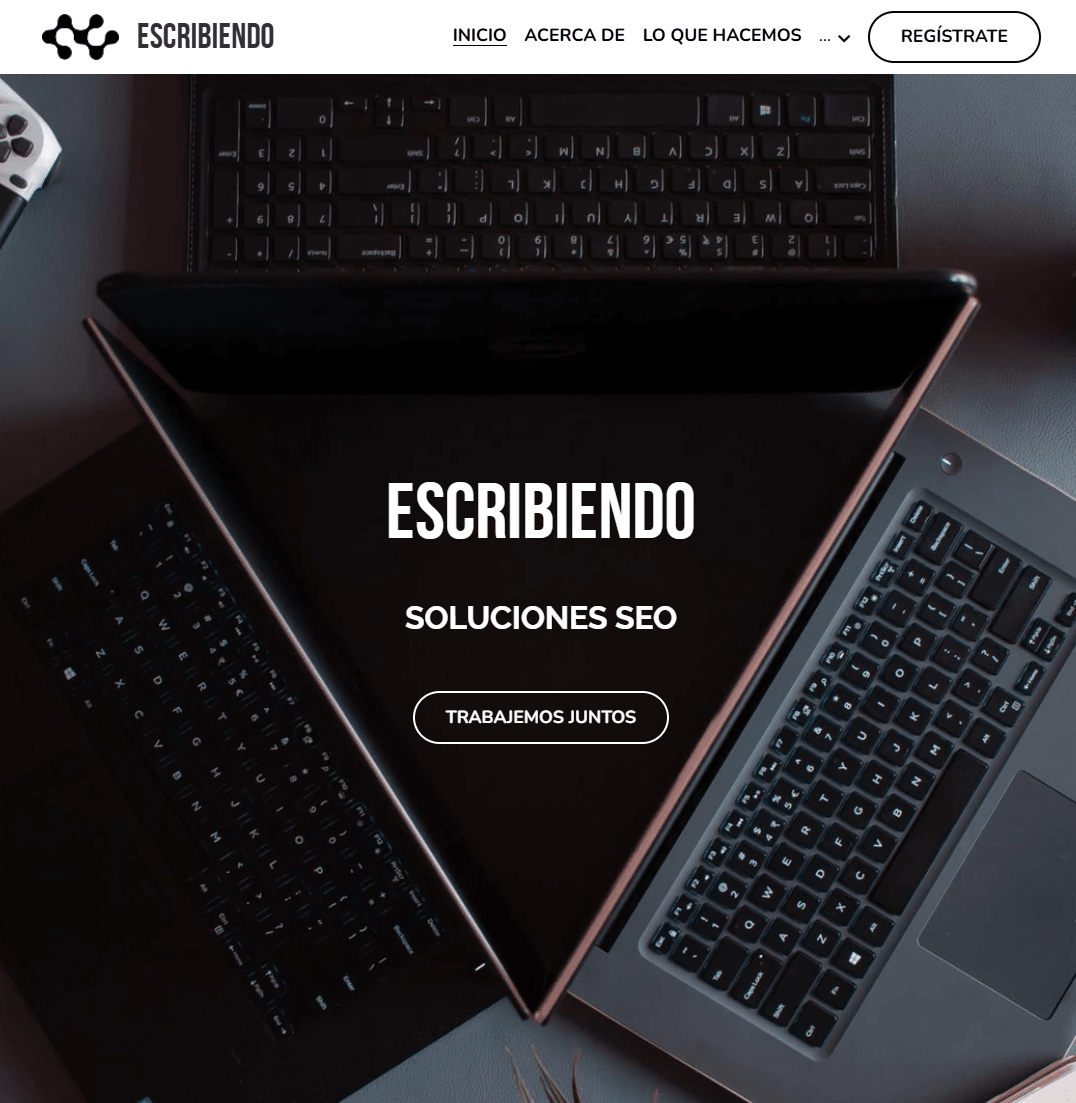 Plantilla de garabatos de Strikingly