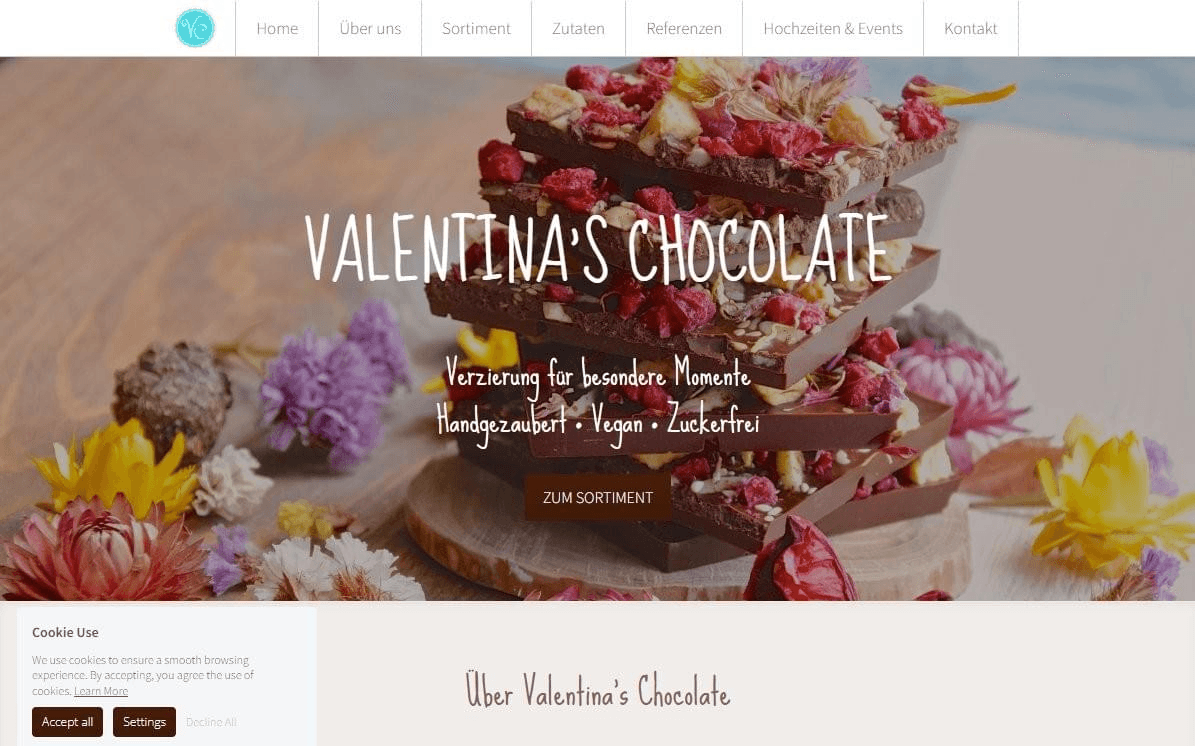 chocolate de valentina