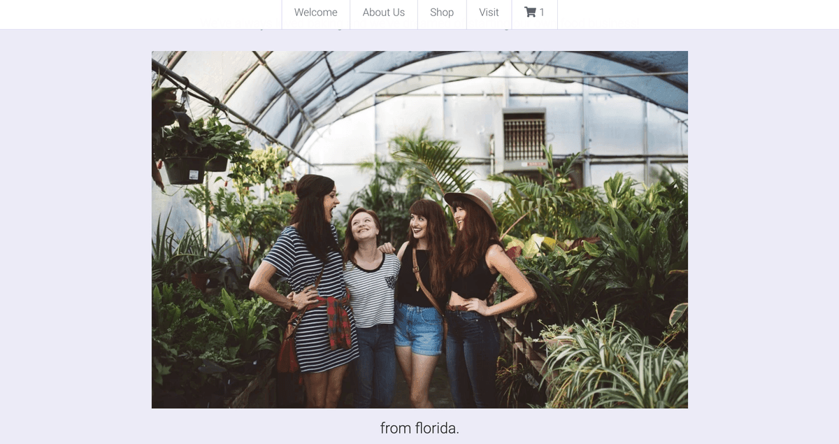 Minimalistyczny szablon od Strikingly