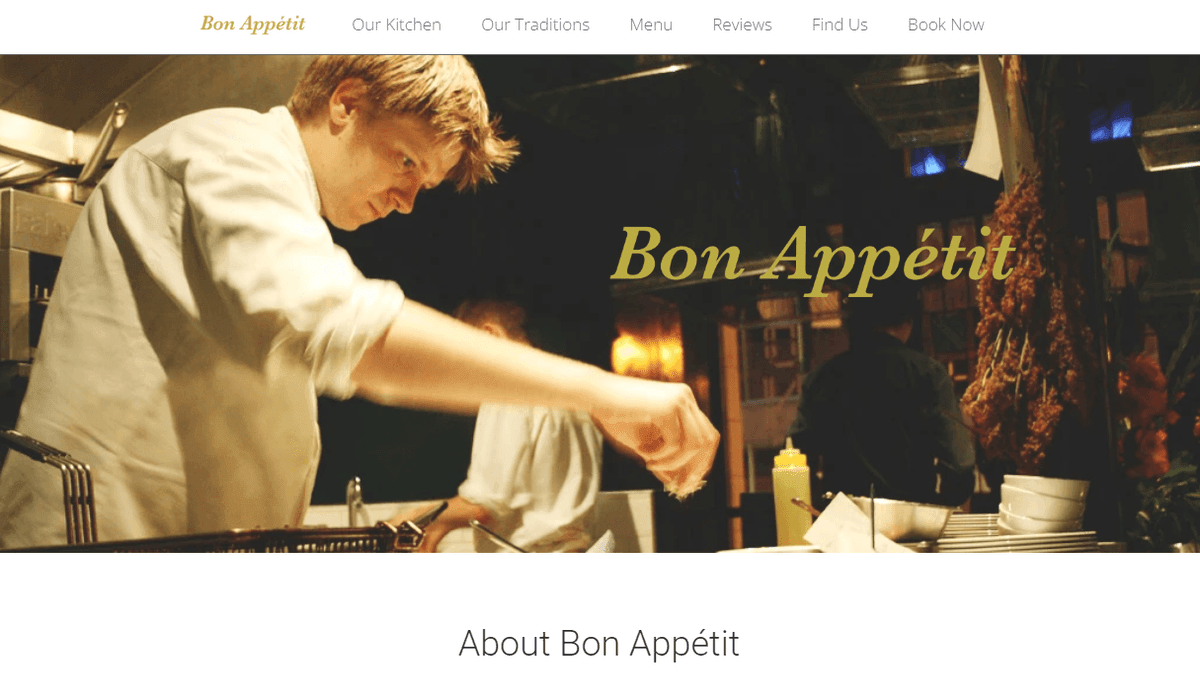 Bon Appetit -malli Strikinglyltä
