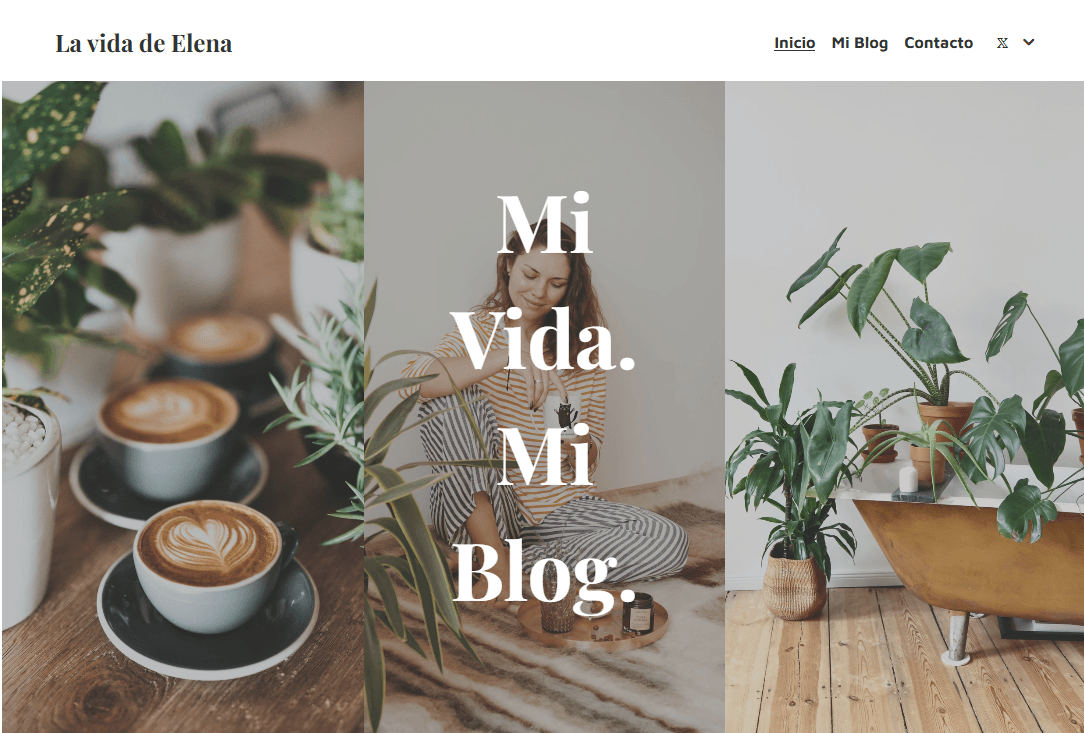 Plantilla para blog de moda