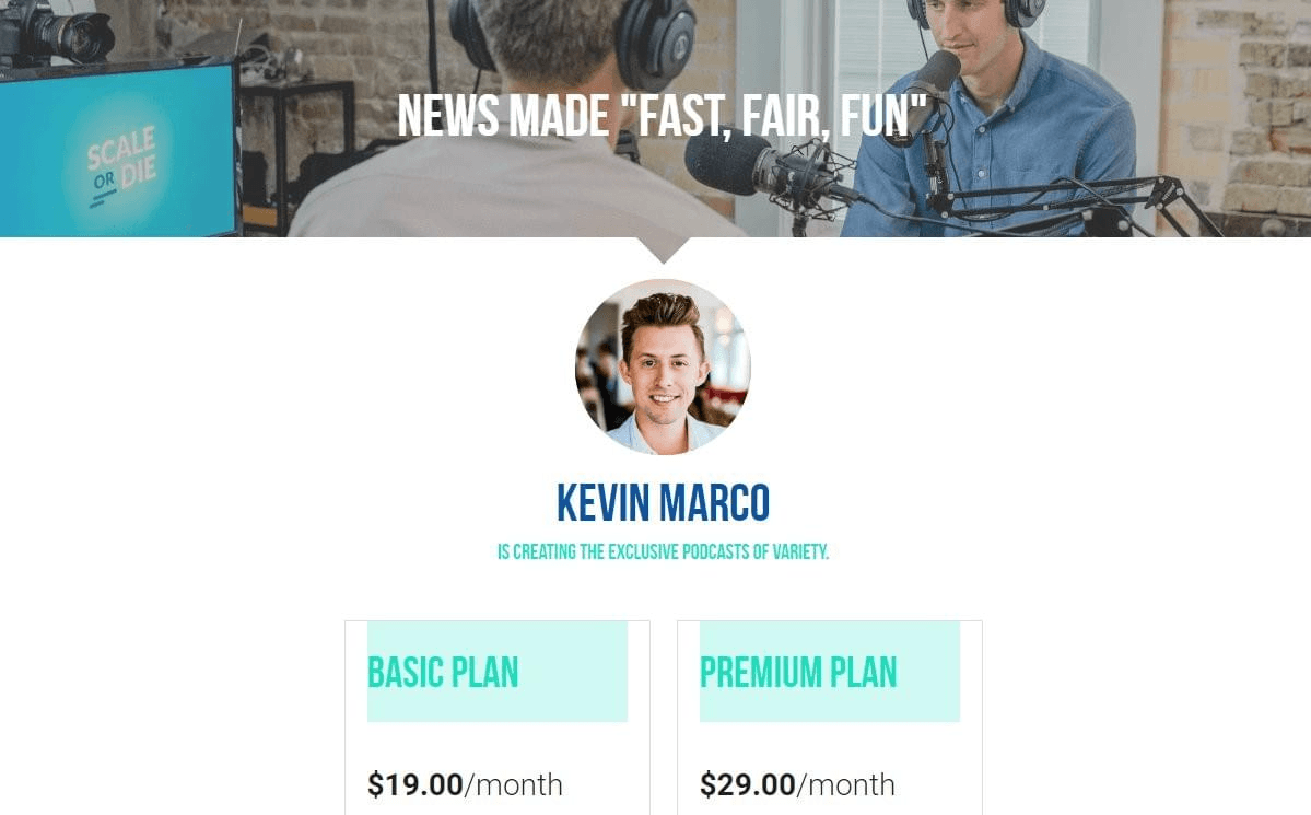 Plantilla de podcast