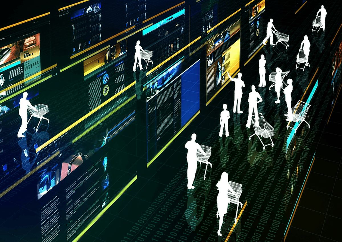 Interfaz de tecnología de búsqueda visual para marketing de IA