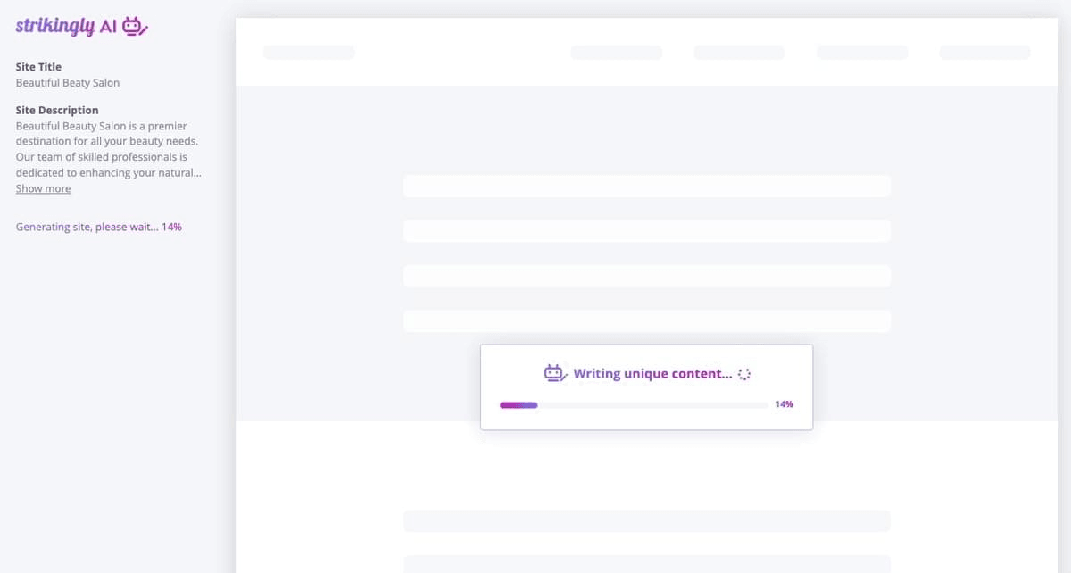Strikingly AI Constructor de Sitios