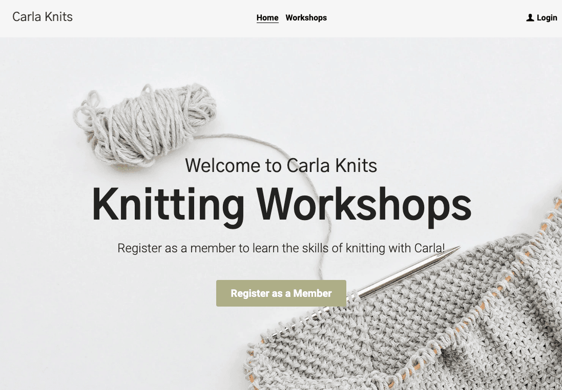 Carla Knits -malli Strikinglyltä